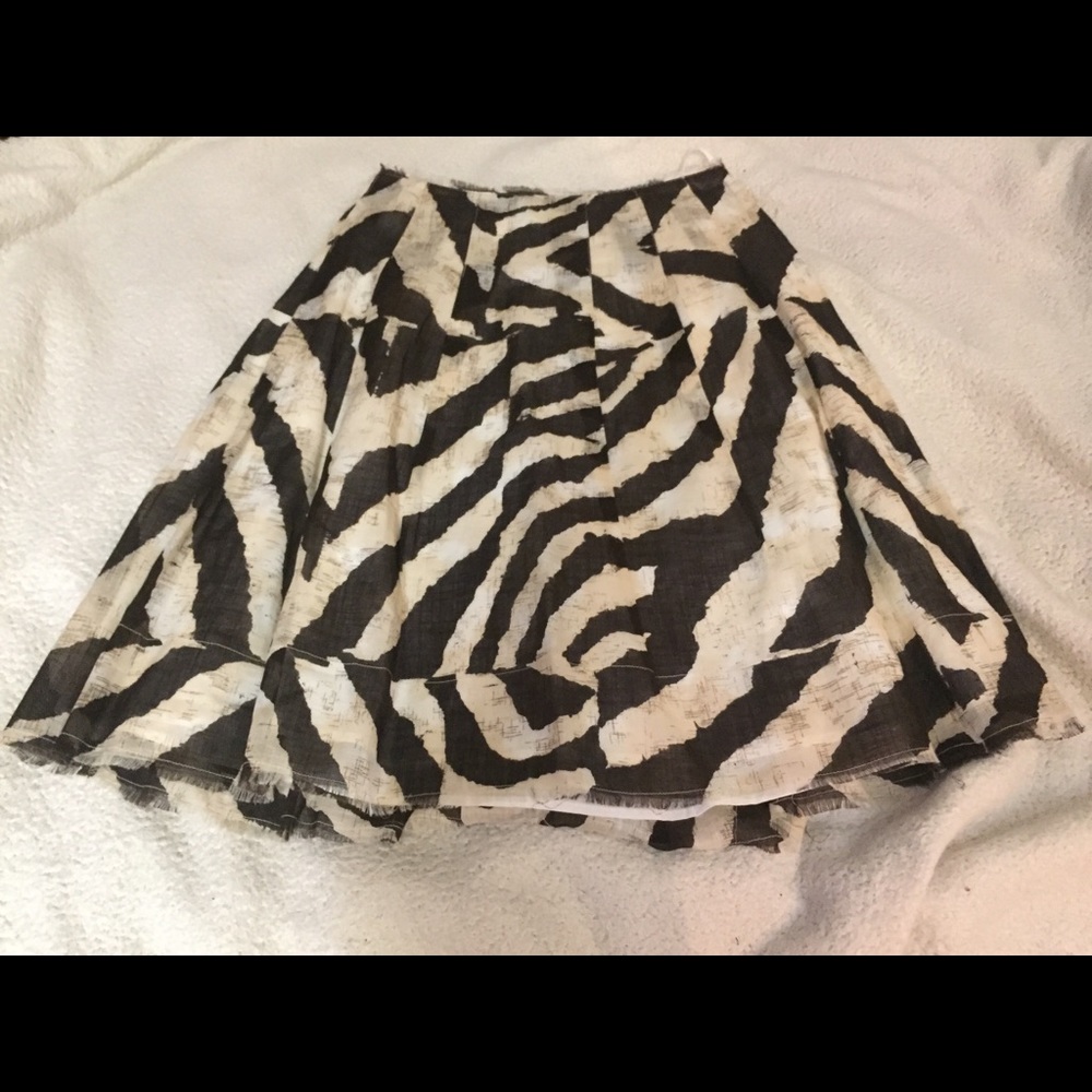 BR Animal Print Skirt
